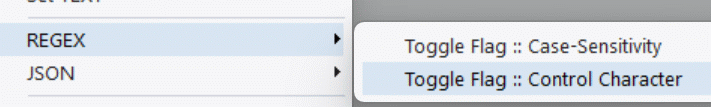ASTER::ACTION::Toggle Control Characters
